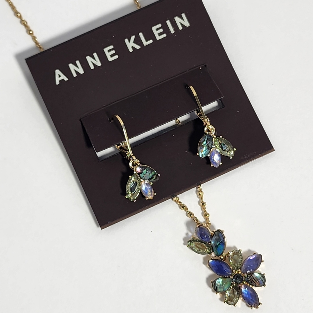 Anne Klein Earrings and Necklace Set
